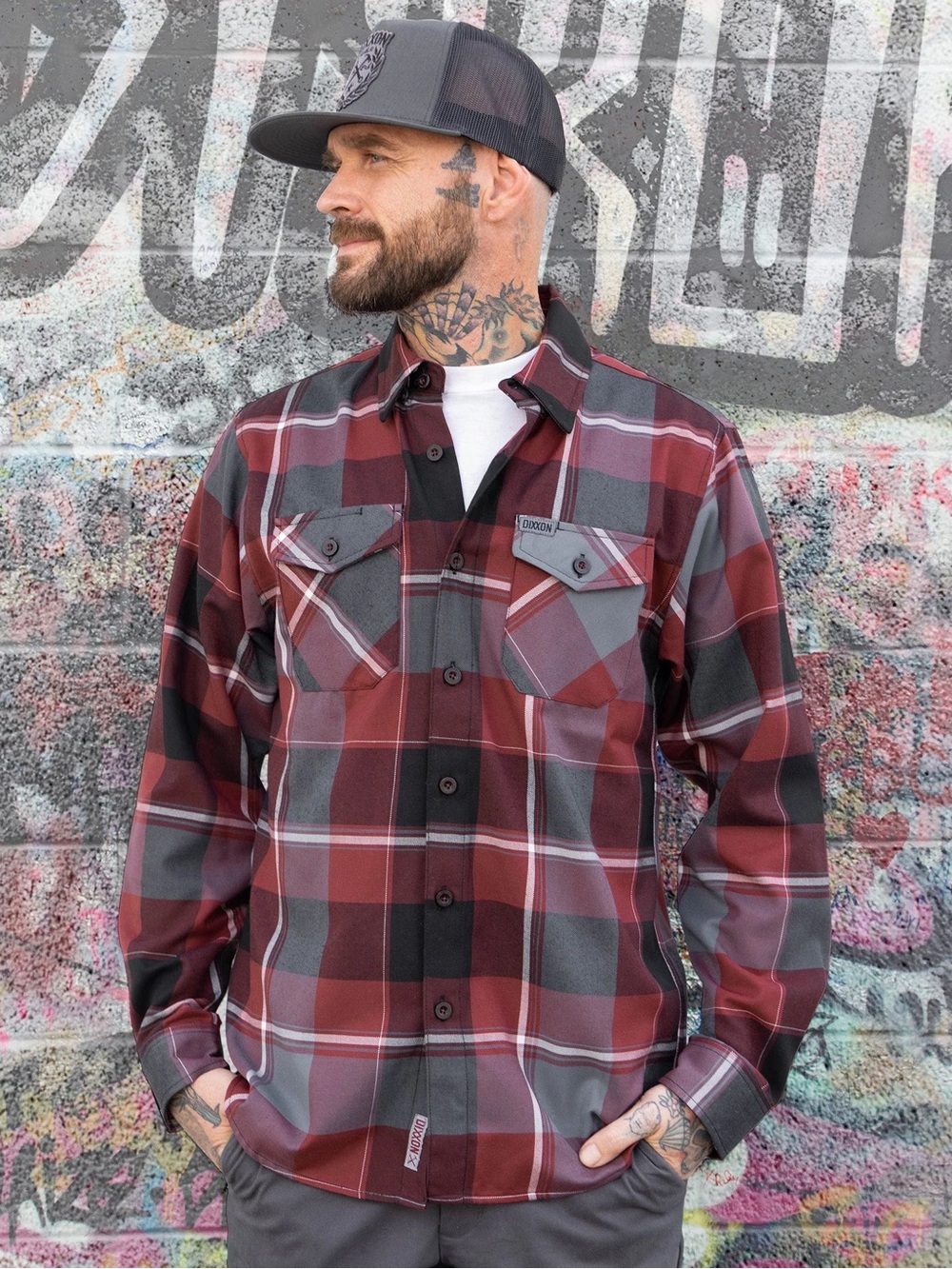EUC Mens Dixxon Brick City Flannel (Size:M)